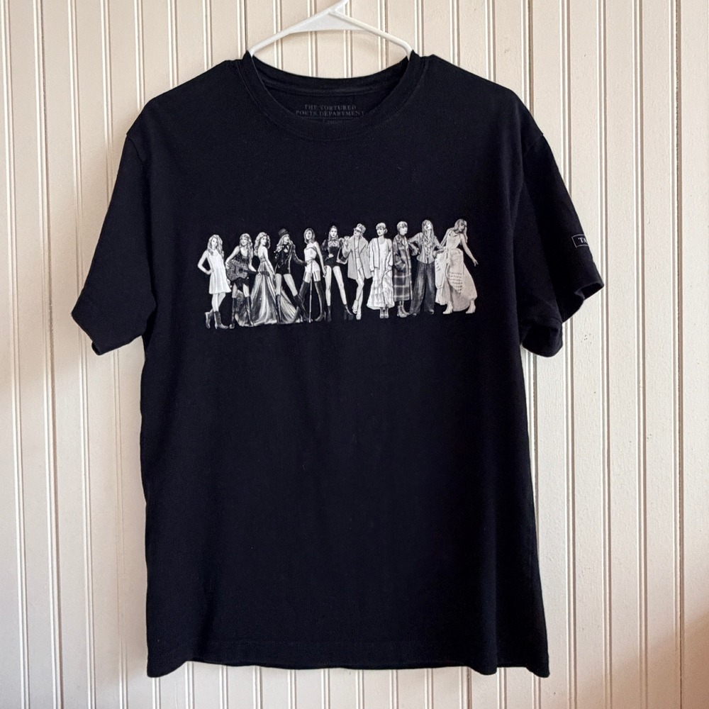 Official Taylor Swift The Tortured Poets Department Eras Graphic T - Small TTPD‎